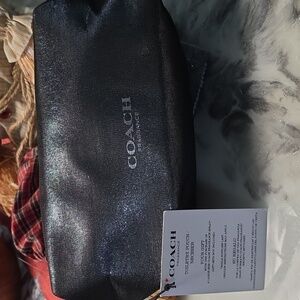 Coach Fragrance Shimmering Silver Cosmetic Case